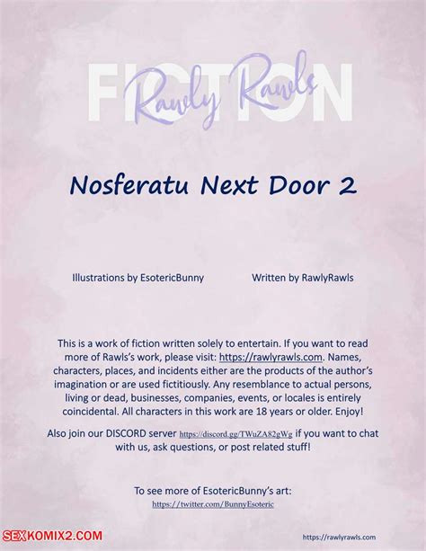 Porn Comic Nosferatu Next Door Chapter 2 EsotericBunny RawlyRawls