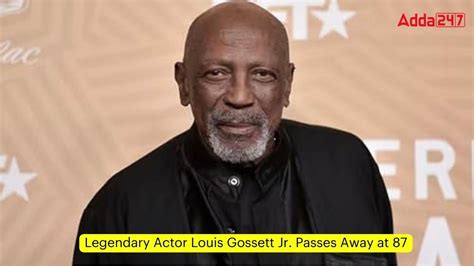 Legendary Actor Louis Gossett Jr Passes Away At 87