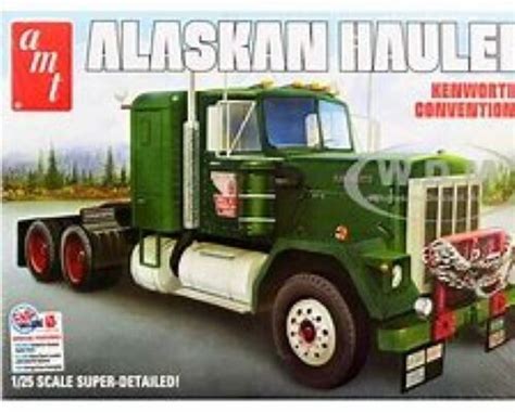 Amt Alaskan Hauler Kenworth Conventional Big Rig Model Kit Sealed