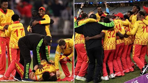 Watch Ecstatic Zimbabwe Break Into Wild Emotional Celebrations After