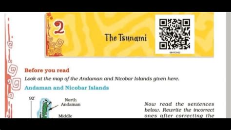 Class 8 English Book Honeydew Chapter 2 The Tsunami Part 1 Youtube