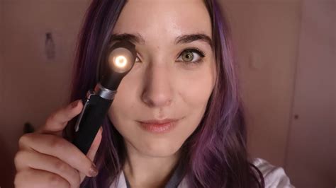 Asmr Realistic Eye Exam Medical Roleplay Light Triggers Lenses And