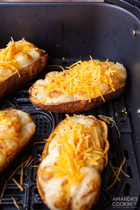 Air Fryer Twice Baked Potatoes Amanda S Cookin Air Fryer Recipes