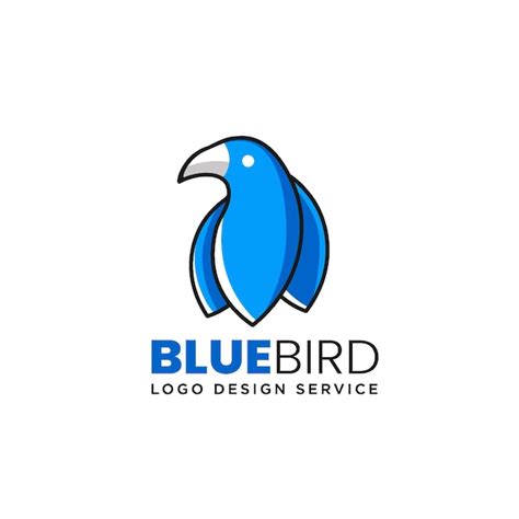 Premium Vector | Bluebird logo design