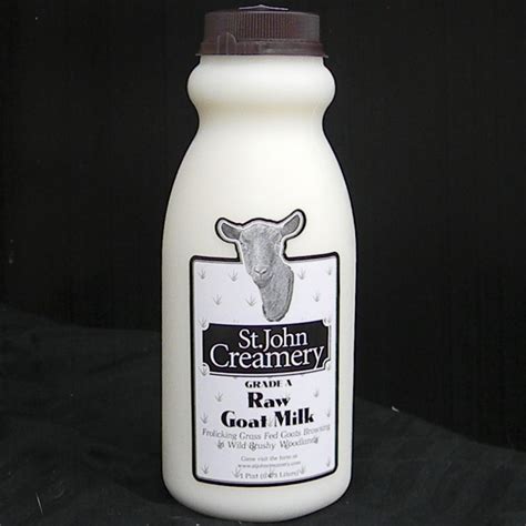 Raw Goat Milk - St John Creamery