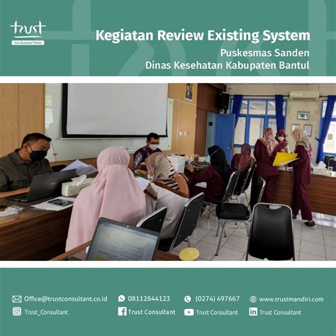 Kegiatan Review Existing System Di Puskesmas Sanden Dinas Kesehatan