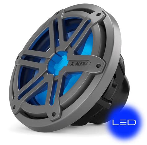 New JL Audio Marine Subwoofers: 12", Chrome & LED!