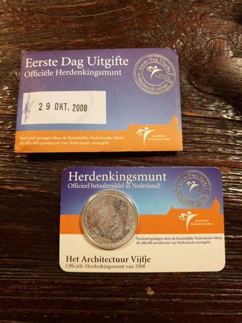 The Netherlands Euro 5 Euro 2008 Eerste Dag Uitgifte Het Catawiki