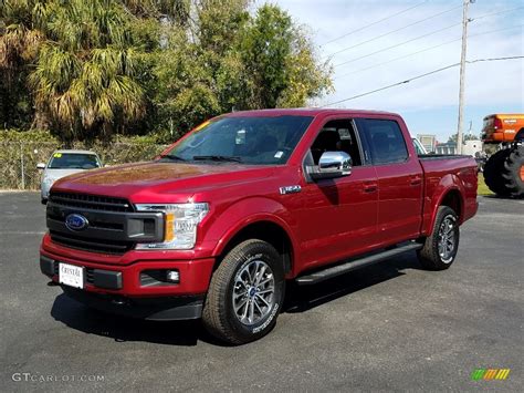 2019 Ruby Red Ford F150 XLT Sport SuperCrew 4x4 131807337 GTCarLot