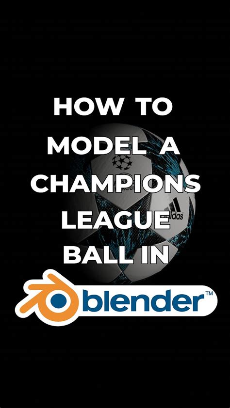 How to model the Uefa Champions League ball in Blender 3d