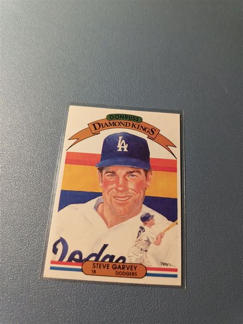 1982 Donruss Diamond Kings Steve Garvey Ebay