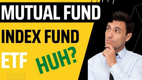 What S The Difference Between Etf Mutual Funds And Index Funds Youtube