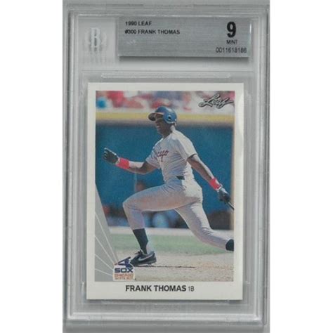 Athlon Sports Ctbl Frank Thomas Leaf Baseball Rookie Card