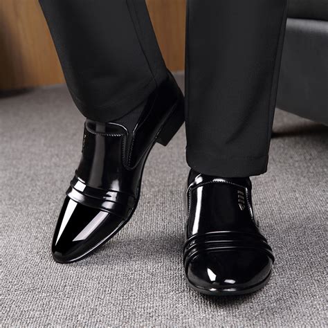 Men Soft Leather Formal Business Dress Shoe Oxfords