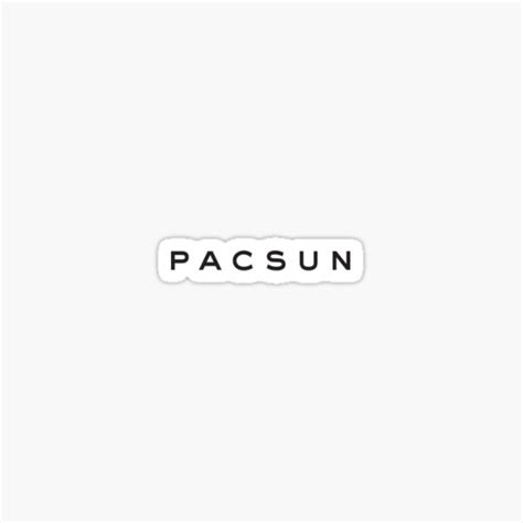 "PACSUN" Sticker for Sale by oussblack | Redbubble