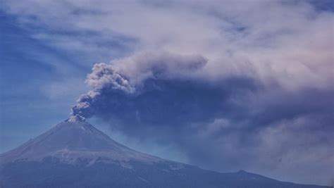 Volcán Popocatépetl Actividad registrada HOY 01 de marzo de 2024