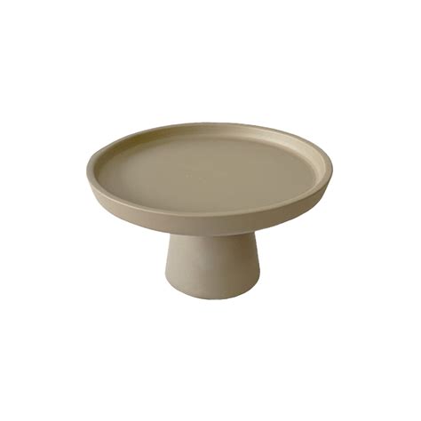 Mini Prato Chicago Nude Fosco Decorativo Festa Cerâmica Lembrança Chique