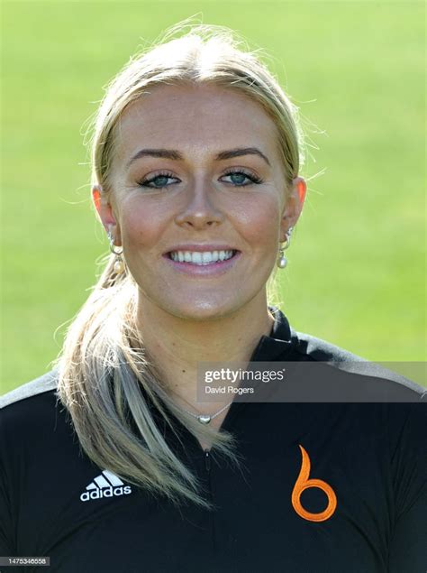 Sarah Glenn Of The Blaze Poses For A Portrait During The Photocall