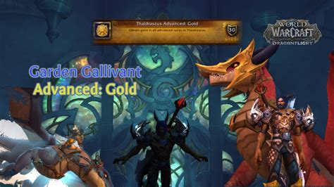 World Of Warcraft Dragonflight Thaldraszus Advanced Gold Garden