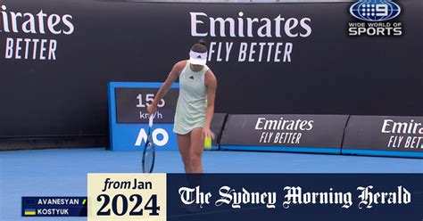 Video: Australian Open Highlights: Elina Avanesyan v Marta Kostyuk