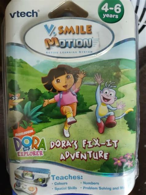 VTECH VSMILE MOTION Game Dora The Explorer Dora S Fix It Adventure 2