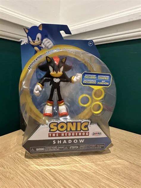 Sonic The Hedgehog Shadow Jakks Pacific Articulated Figure New