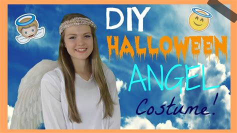 Easy Cute Diy Halloween Angel Costume Youtube