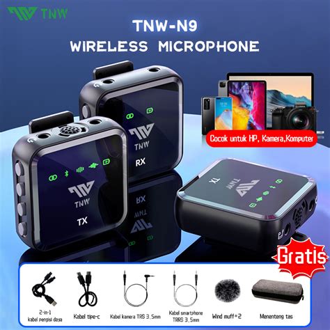 Jual Tnw N N Wireless Microphone Professional Wireless Mikrofon