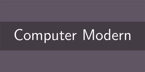 Computer Modern Font Free by Donald E. Knuth » Font Squirrel