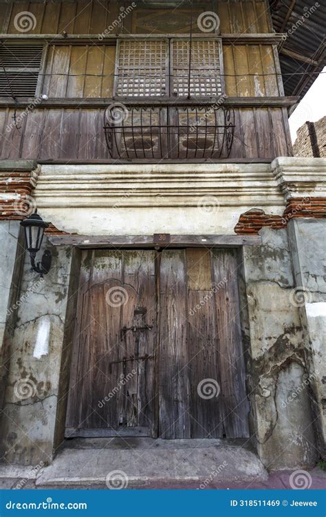 Old Building In The Historic Center Of Vigan An Unesco World Heritage