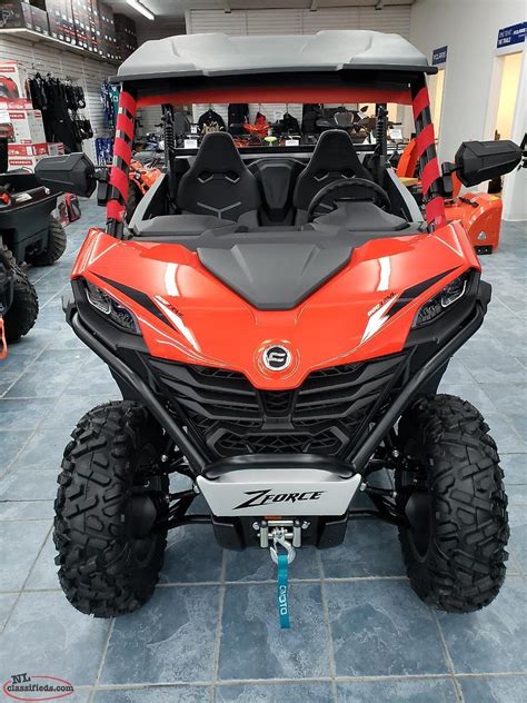 2024 CFMoto ZForce 800 Trail G2 Get FREE Windshields Mount Pearl