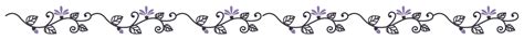 Firefly Graphics — Purple And Black Flower Dividers