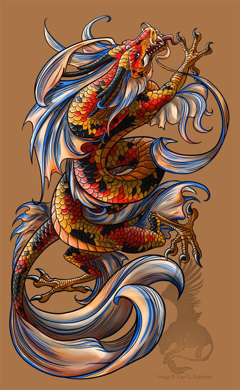 Koi Dragon Tattoo By Yamigriffin On Deviantart