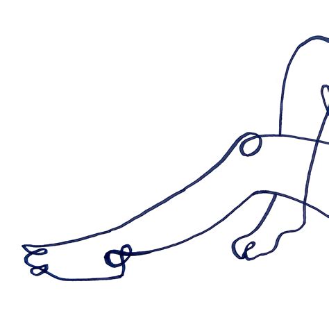 Nude woman one line art von Lada Kholosho 2022 Zeichnungen Füller