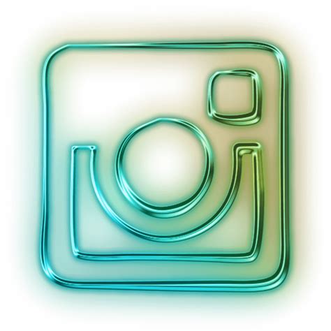 instagram aesthetic neon green icon transparent PNG - StickPNG