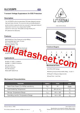 Ulc P Datasheet Pdf Un Semiconducctor Inc