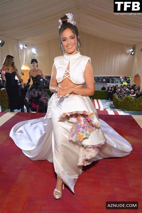 Camila Cabello Sexy Seen Braless Showing Off Her Hot Tits At The Met Gala In New York City Aznude