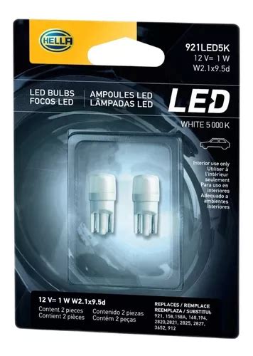 Ampolleta Hella Led T10 Cola Pescado 921 Calidad Alemana Cuotas