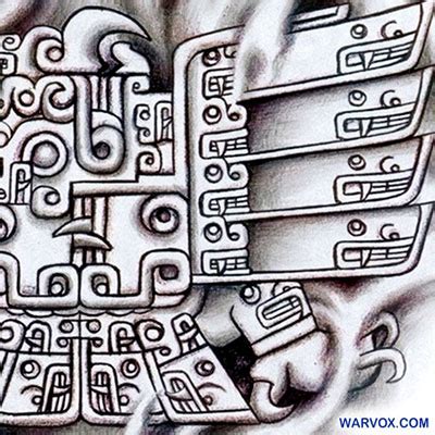 Stone Eagle Tattoo Design - ₪ AZTEC TATTOOS ₪ Warvox Aztec Mayan Inca Tattoo Designs