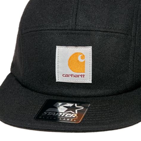 Buy Carhartt Pearson 5 Panel Starter Cap Black