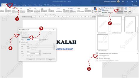 Cara Membuat Background Di Word Paling Keren Dan Mudah