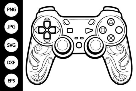 Outline Console Controller SVG Graphic By MYDIGITALART13 Creative Fabrica