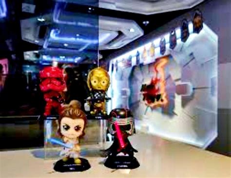 MISB Hot Toys Cosbaby Darth Vader Metallic Blue Version Sith Trooper Star Wars The Rise Of