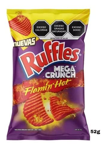 Ruffles Mega Crunch Flamín Hot Sabritas MercadoLibre