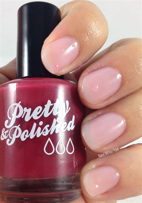 Pretty And Polished The Veil Collection Swatch And Review Naked Without Polish