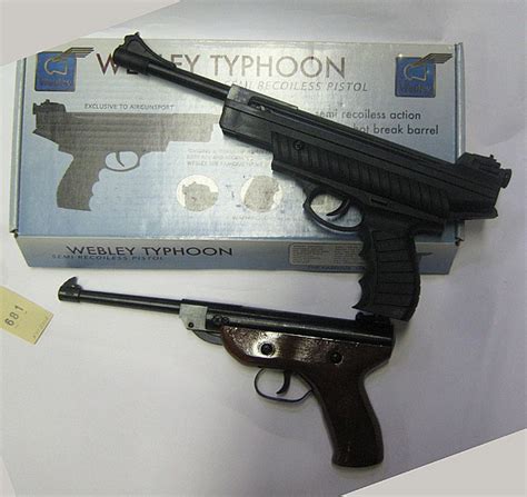 Sold At Auction A 177” Webley Typhoon Break Action Air Pistol