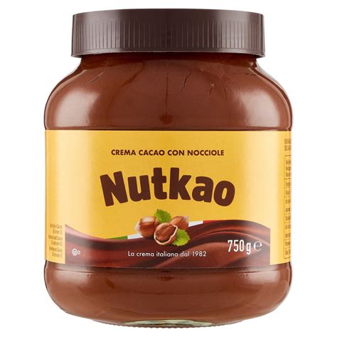 Crema Cacao Con Nocciole Nutkao Gr L Ecommerce Secondo Iper Tosano