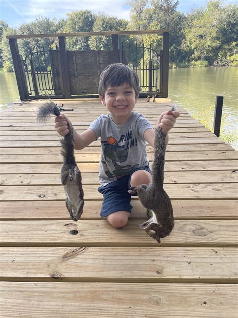 Son’s 1st Squirrel Hunt - Louisiana Outdoor Expo