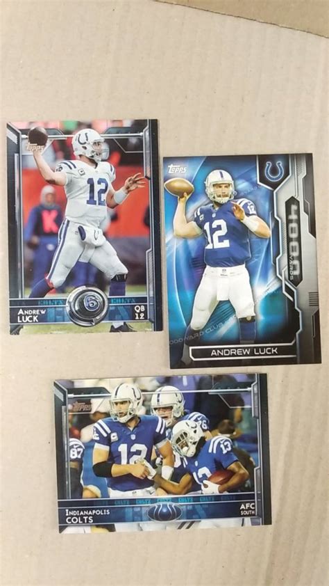 Yahooオークション Nflカード Andrew Luck 6種 コルツ Qb