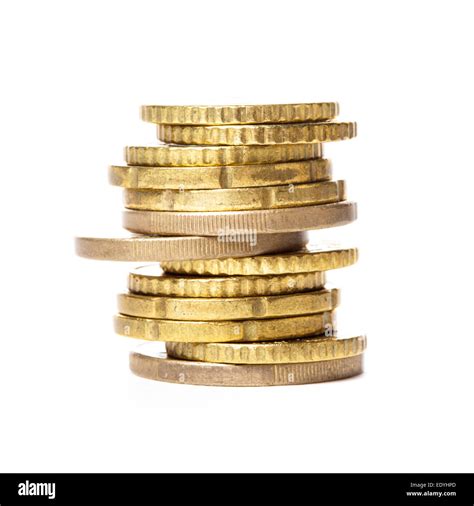 golden coins isolated Stock Photo - Alamy